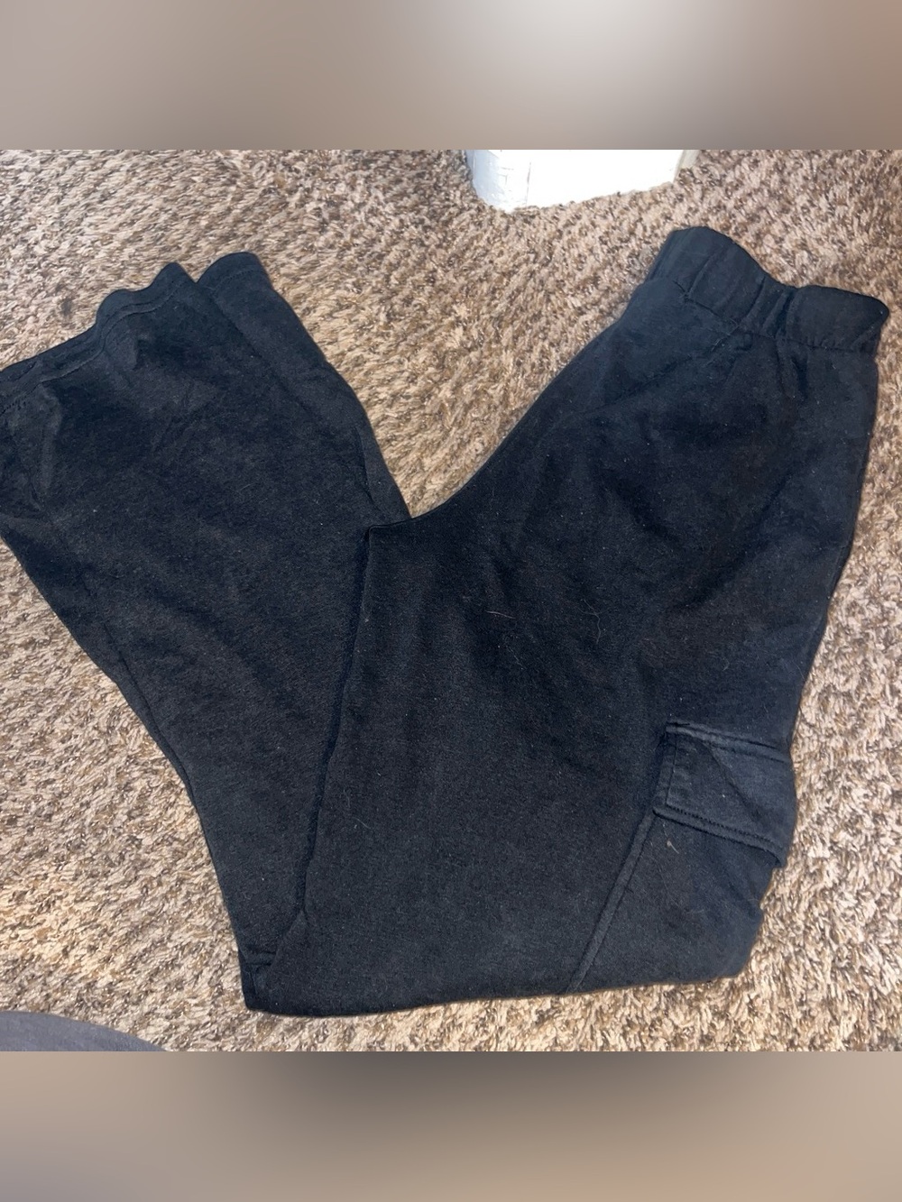 Women’s XS Pink Republic Black Cargo Sweatpants -